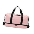 thumbnail image 4 of Bolso de bolsas de gimnasia de las aerolíneas bolsas de artículos personales livianos para negocios de campamento al aire libre Rosa, 4 of 8
