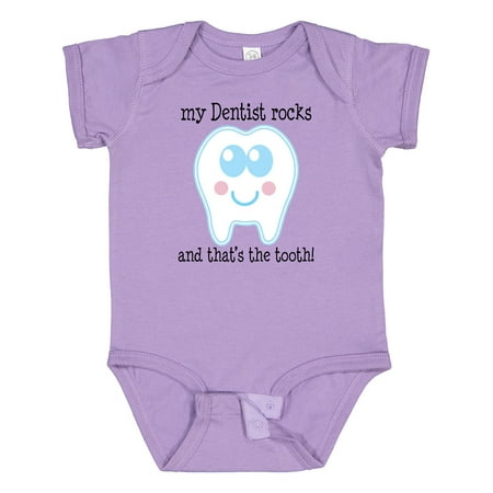 

Inktastic Dentist Rocks Tooth Gift Baby Boy or Baby Girl Bodysuit