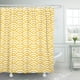 thumbnail image 1 of ABPHQTO Mar amarillo y blanco Olas Patrón sin costuras Vector Adorno lineal Cortina de ducha 160x180 cm, 1 of 1