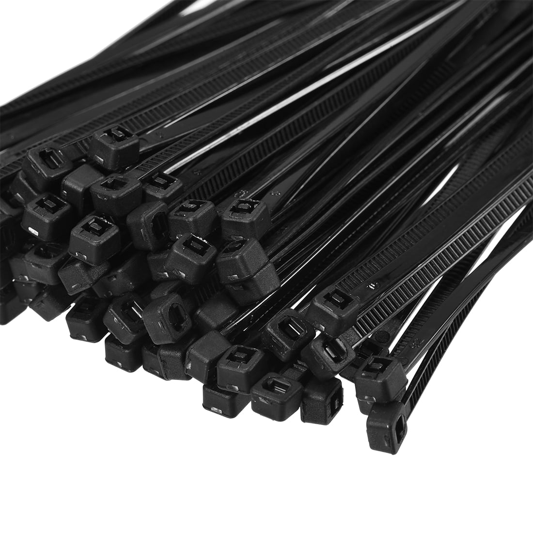 Cable Zip Ties 100mmx1.8mm Self-Locking Nylon Tie Wraps Black 300pcs