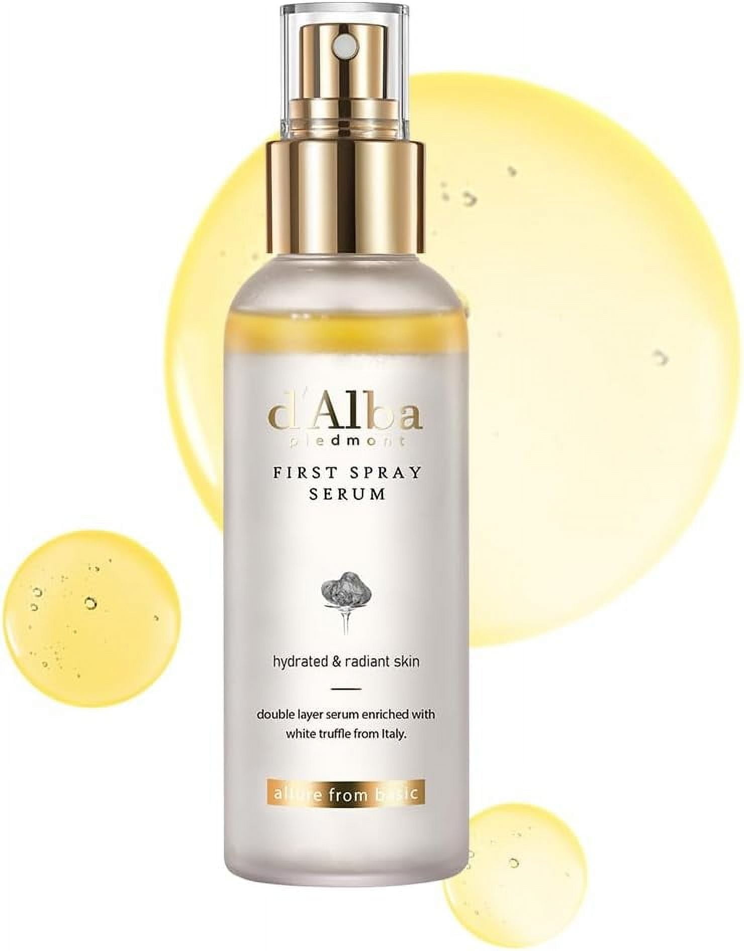d'alba Piedmont Italian White Truffle First Spray Serum, Vegan Skin ...