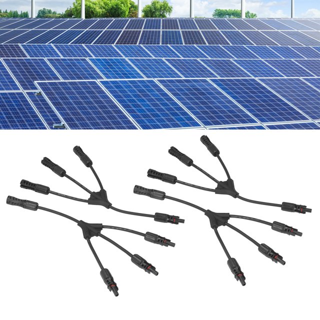 Conector de rama de panel solar 2 juegos de conector de rama retardante de llama resistente al calor para el hogar ANGGREK Otros