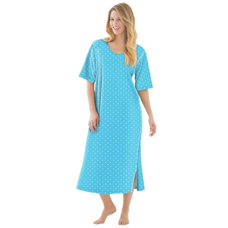 

Dreams & Co. Women s Plus Size Long Tagless Sleepshirt