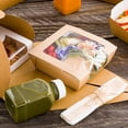 thumbnail image 3 of Ingenero Kraft Paper Medium Lunch and Cake Box - 7 3/4" x 7 3/4" x 5" - 100 count box, 3 of 3