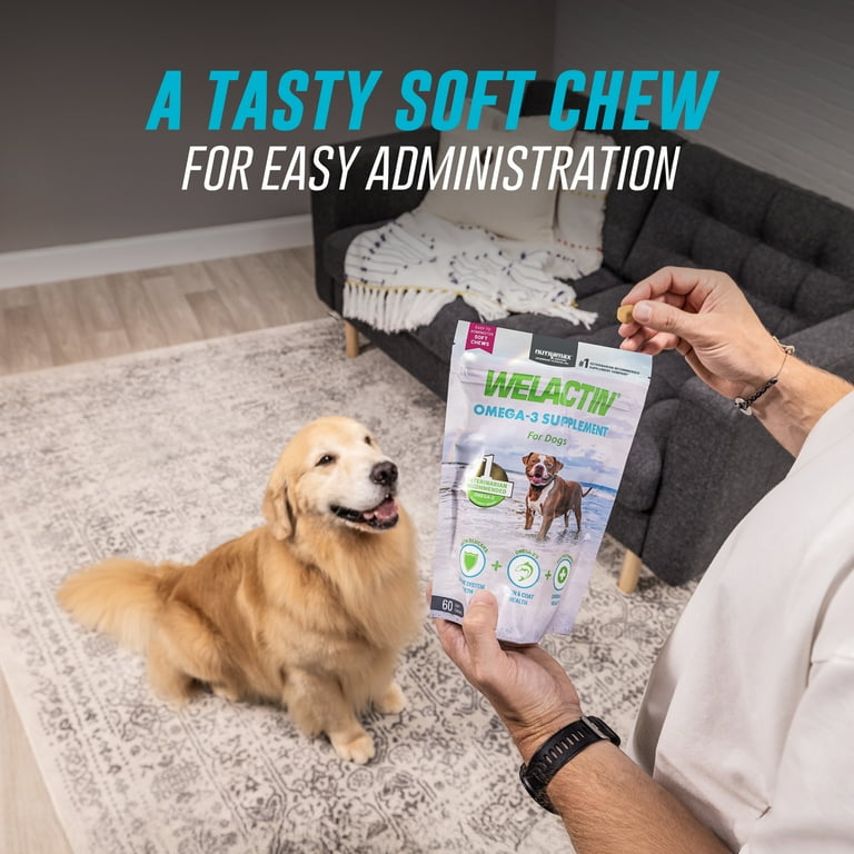 Welactin Canine Omega-3 Vitamins for Skin, Coat Health