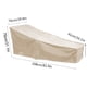 thumbnail image 5 of Funda Para Muebles De Jardín Y Patio, Fundas Protectoras Impermeables Para Sillas De Salón Al Aire Libre Para Todas Las Estaciones, Café/Beige, 5 of 7