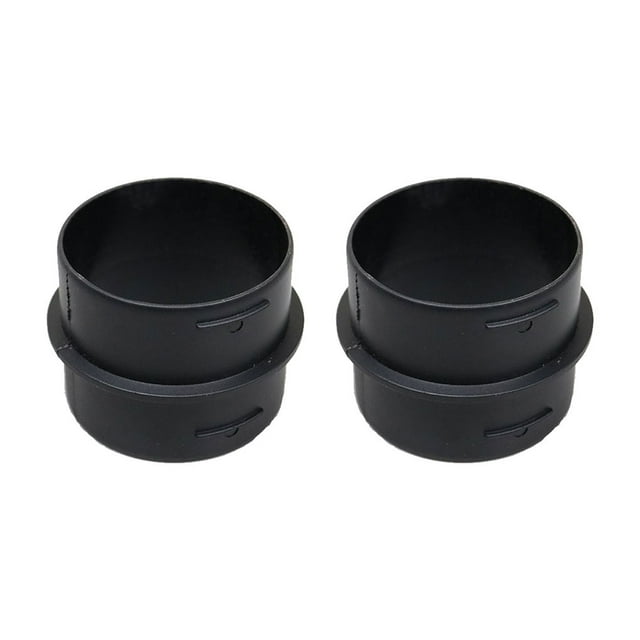 Riwesomey Conducto de ventilación de aire de 75mm, salida de tubo plano, conector de unión de escape resistente al desgaste, tubo de manguera de Vehículos, repuestos y accesorios Mis 2 piezas Riwesomey VI022335-02B
