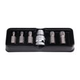 thumbnail image 1 of Juego de 7 Puntas de Destornillador de 1/2" y 3/8" (10 mm) para Destornilladores Estriados Torx Hexagonales RIBE L30 mm S2 0414 (2024), 1 of 5