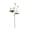 White, variant on KGJQ Artificial Pompon Mum, 5 Heads Faux Mini Chrysanthemums Ball, Small Fake Flower Stem for Vase Filler, DIY Bouquet, Autumn Table Centerpiece, Flower Arrangements