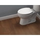 thumbnail image 3 of Asiento de inodoro alargado con parachoques de asiento antideslizante, color blanco, 3 of 8