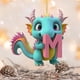 thumbnail image 4 of Christmas Acrylic 26 Letter Dinosaur Pendant Letter Dinosaur Party Decoration Pendant, 4 of 4