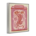 thumbnail image 3 of Stupell Industries Mid-Century Tiger Tea Tropical Tin Gray Framed Giclee Art, 16 x 20, by Carrie Cantwell, 3 of 8