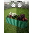 thumbnail image 3 of QinaQin 2 Pcs Raised Garden Beds, Outdoor Deep Planter Box Kit with Tool-Free Assembly, 3 of 7