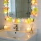 thumbnail image 3 of Guirnaldas de luces de Pascua con cintas y espumillones, ideales para árboles, chimeneas, dormitorios, oficinas, aulas, fiestas y festividades en interiores y exteriores, decoración del hogar, luces d, 3 of 5