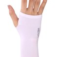 thumbnail image 3 of Antideslizante Actividades Hombres Mano Brazo Protector Largo Verano Sol Conveniente Medio Dedo Manga Para Conducir Kearding OD009391-06, 3 of 6
