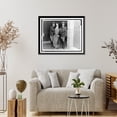 thumbnail image 4 of Historic Framed Print, Mrs. Franklin D. Roosevelt being escorted to the Faculty Club of Howard University, 17-7/8" x 21-7/8", 4 of 9