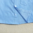 thumbnail image 6 of LYMAYTER Kids Boys Shirt Set 2PCS Toddler Short Sleeve Button Tops + Denim Pants Outfit for 9 Months-6 Years, 6 of 9
