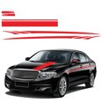 thumbnail image 3 of TFixol5 Pcs Sports Racing Stripe Graphic Stickers Car Side Body Hood Cover Rearview Mirror, 3 of 7