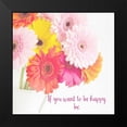 thumbnail image 2 of Susannah Tucker Photography 15x15 Black Modern Framed Museum Art Print Titled - Be Happy, 2 of 5