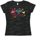 thumbnail image 3 of Inktastic Ready to Flamingle- Flamingo Party Women's T-Shirt, 3 of 5