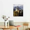 thumbnail image 2 of COMIO Germany, Neuschwanstein Castle Canvas Wall Art Print, Artwork, 2 of 4
