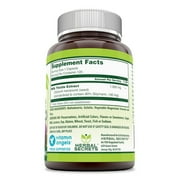 Herbal Secrets Milk Thistle 175 Mg Per Serving 120 Capsules Supplement | 120 Serving Per Bottle | Non-GMO | Gluten Free