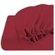 thumbnail image 3 of Juego de Sábana Individual Lisa de 2000 Hilos Microfibra Premium, Ultra Suave "Vino" Melocotton INDIVIDUAL, 3 of 4