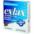 thumbnail image 4 of Ex-Lax Regular Strength Constipation Stimulant Laxative Chocolate Pieces, 24 Ct, 2-Pack, 4 of 5