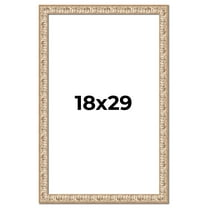 18x29 Frame White Real Wood Picture Frame Width 1.5 inches | Interior Frame Depth 0.5 inches |
