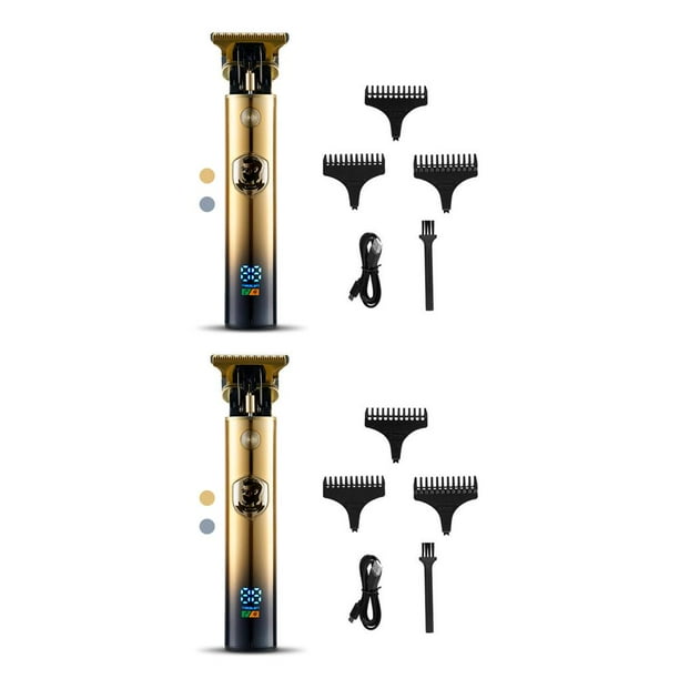 Cortadora de pelo eléctrica Vogacara Cortadora de cabello Oro 2piezas