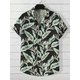 thumbnail image 4 of Camisa con gráficos de palmeras y cocoteros de verano para hombre, camisa hawaiana de verano, camisa informal de manga corta con cuello vuelto, camisa de tejido elástico Harajuku, 4 of 4