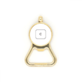 thumbnail image 1 of Keyboard Symbol C Art Deco  Fashion Beer Bottle Cap Opener Stainless Steel Key Chain, 1 of 3