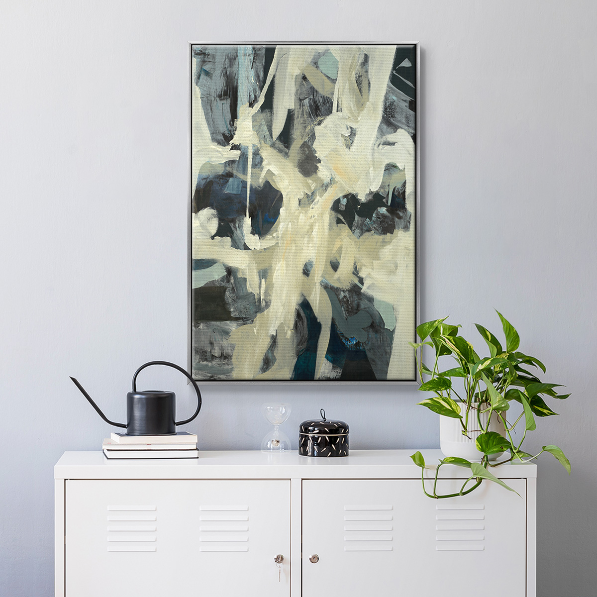 Bearers Framed Premium Gallery Wrapped Canvas - Ready to Hang - 17 x 25 - Silver Floating Frame