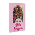 thumbnail image 2 of Stupell Industries Eclectic Hello Gorgeous Floral Woman Canvas Art, 16 x 24, by Pooja Dave, 2 of 8
