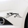 thumbnail image 3 of Walbest 2Pack Car Auto Vehicle Body Double Horse Reflective Decals Sticker Decoration Universal, 3 of 7