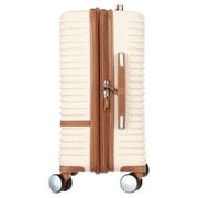 it luggage Replicating Hardside 21.5 Carry On Expandable Fashion Spinner Luggage, Cream