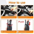 thumbnail image 4 of Steering Wheel Lock, Steering Lock, Car Steering Wheel Locks With 2 Keys, Heavy Duty Universal Car Lock Anti-theft Device For Car Trucks Suv Van, 4 of 4