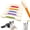 Multicolored, variant on Giant Qtip Cat Toy, 6 Pack Interactive Giant Q Tip Cat Toy for Indoor Boredom, Cotton Swab Cat Toy