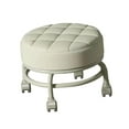 thumbnail image 4 of Taburete con ruedas giratorias de 360  degree, taburete con ruedas de polea, ruedas giratorias universales pequeñas y resistentes, mini taburete móvil para Beige SM SunniMix Asiento rodante bajo, 4 of 8