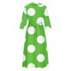 thumbnail image 3 of Vestido de Verano para Mujeres Impreso Cuello de Vuelta de Manga de Tres Cuartos, Estilo de Ocio de Moda para Ocasional, Fiesta Y Vacaciones, 3 of 5