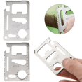 thumbnail image 1 of Cheers.US 11 In 1 Pocket Stainless Credit Card Beer Opener Card Multi Functional Tool Perfect In Your Wallet, 1 of 9