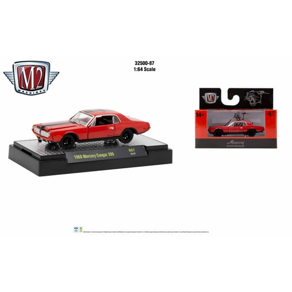 M2 Machines Auto Trucks Rel 87 1:64 1968 Mercury Coupe 390