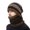 Coffee, variant on Men's Knit Hat Winter Extended Thick Windproof Warm Ear Cover Two Piece Cap