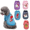 thumbnail image 3 of Pet Dog Costume Cute Animal Christmas Printed Pet Coat Cotton Soft Pullover Dog Shirt Jacket Sweater Cat Sweater Pets Clothing Outfit, 3 of 5