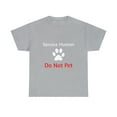 thumbnail image 2 of Service Human Do Not Pet with Paw Funny Dog T-Shirt, 2 of 3