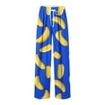 thumbnail image 3 of YLSDY Funny Banala Print Men's Pajama Pants with Pockets Lounge Pants Casual Sleepwear Bottoms Loungewear Blue XL, 3 of 5