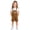 Brown, variant on Children Overalls Patriotic Stars Print Loose Relaxed Summer Casual Shortalls for Boys Size 6-7Y