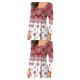 thumbnail image 3 of sweethay Camisa de mujer Poliéster Cuello en V Estampado de flores Transpirable Lavable Blusa informal Vacaciones Fiesta Compras Camisas Ropa Type2 NO2, 3 of 6