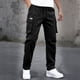 thumbnail image 1 of Ceisia Men's All-Season Solid Color Outdoor Gift Workwear Pants Multi-Pocket Elastic Drawstring Waist Breathable for Casual F itness Daily Wear, 1 of 9