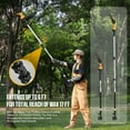 thumbnail image 2 of DEREAL 2-in-1 Cordless Pole Saw, 8-inch Mini Chainsaw & Cordless Pole Saw with Retractable Extension Rod Max Length 7 Feet, 20V 4.0Ah Battery and Charger, 2 of 7